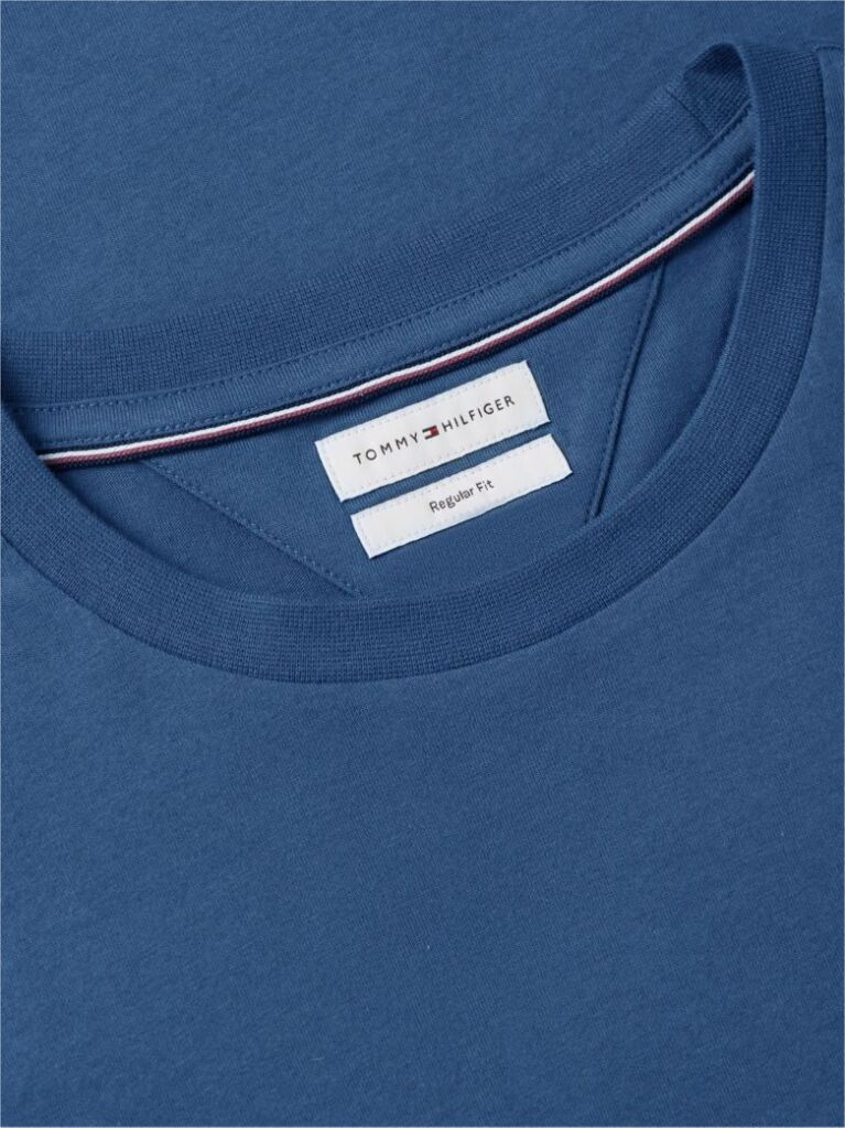 Μπλε T-Shirt Με Κεντητή Σημαία  Άνδρες
