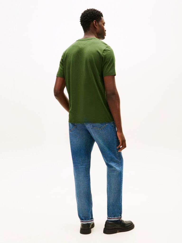 Green Flag Embroidery T-Shirt  Men