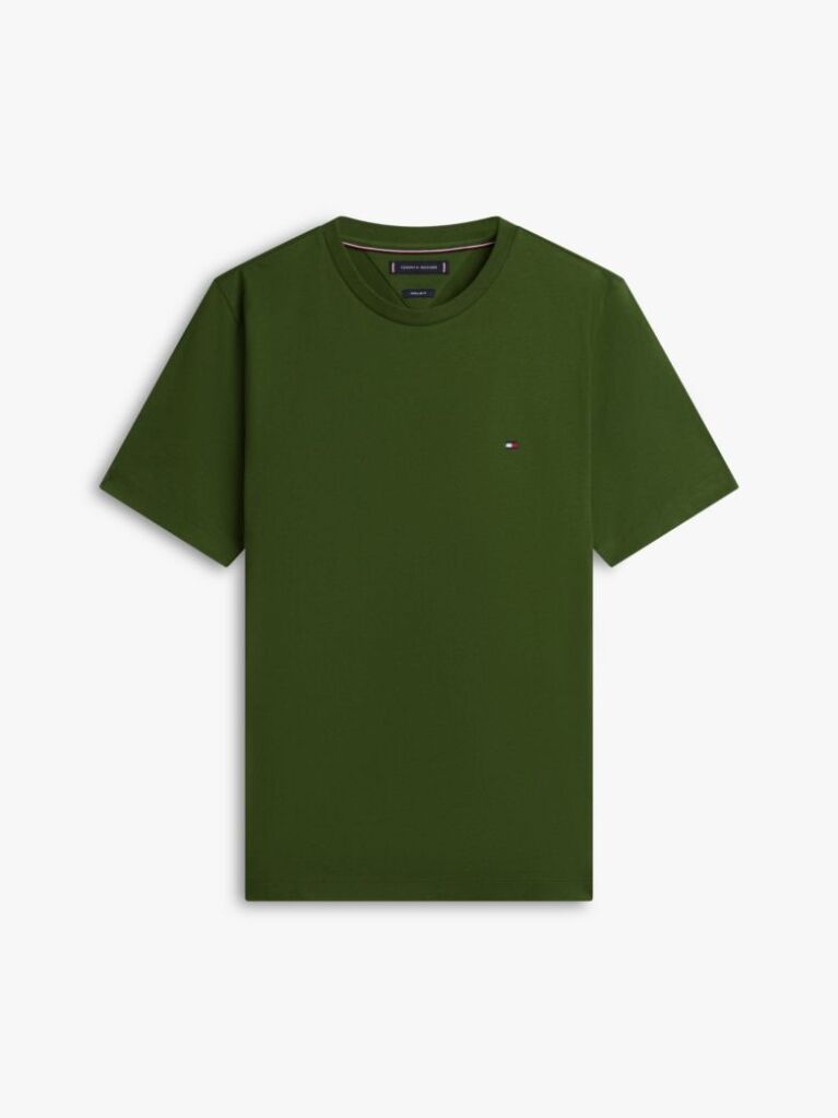 Green Flag Embroidery T-Shirt  Men