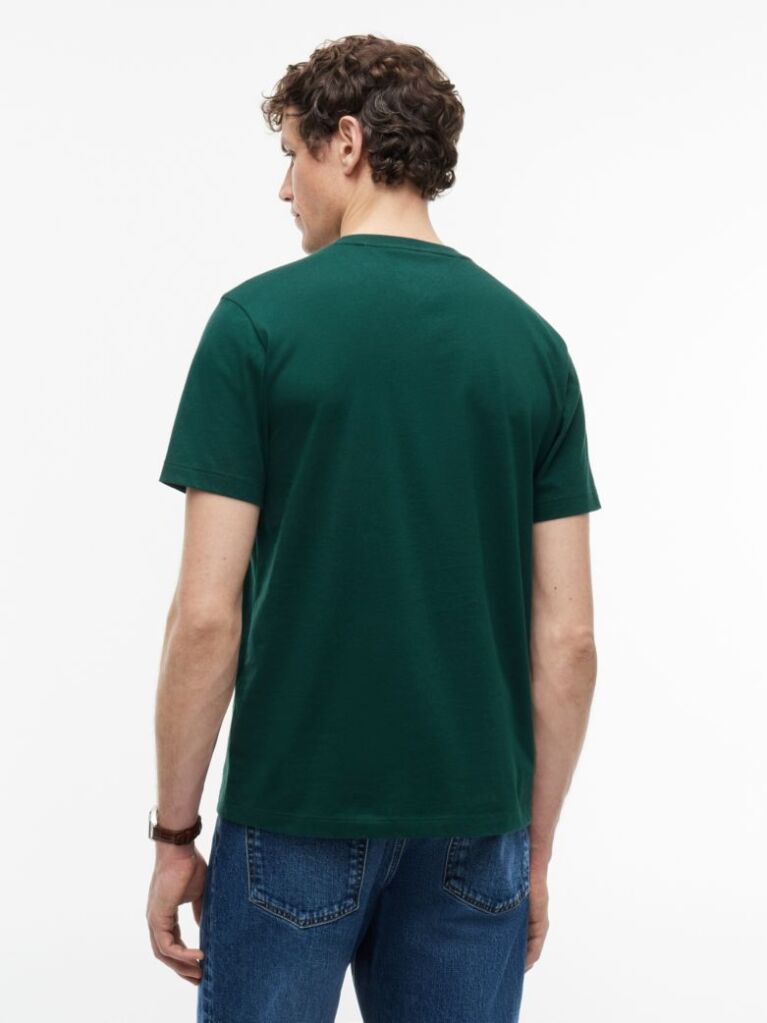 Πράσινο T-Shirt Με Κεντητή Σημαία  Άνδρες