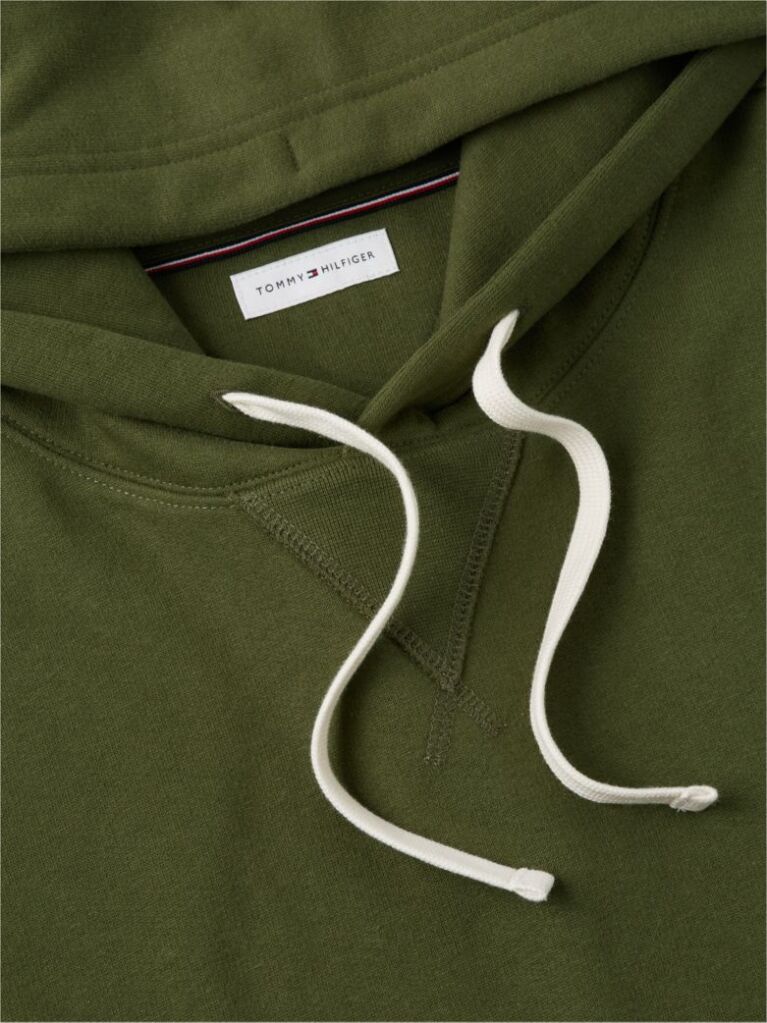 Green Flag Embroidery Fleece Hoody  Men