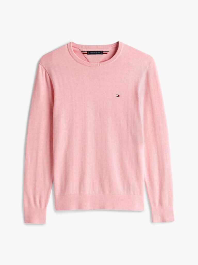 Pink Flag Embroidery Jumper  Men