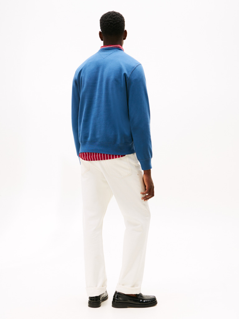 Blue Essential Fleece Sweatshirt  Men