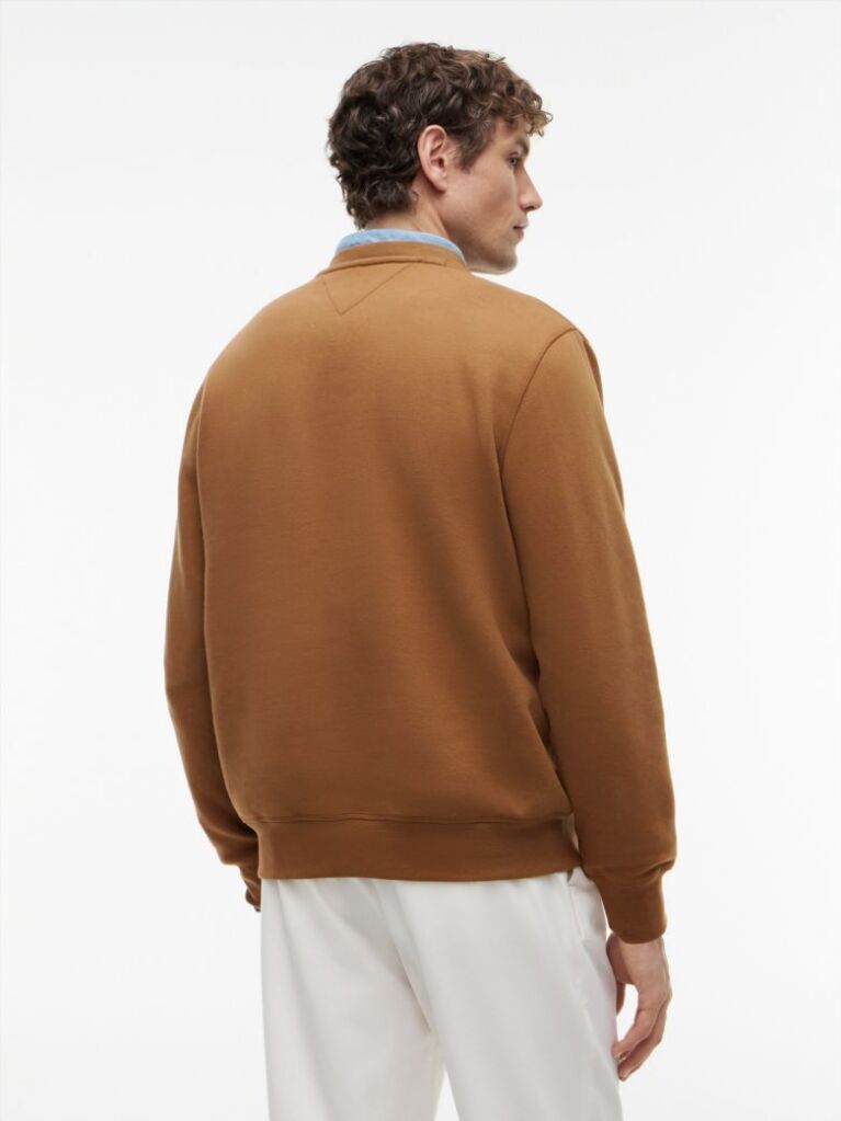 Brown Essential Fleece Sweatshirt  Men