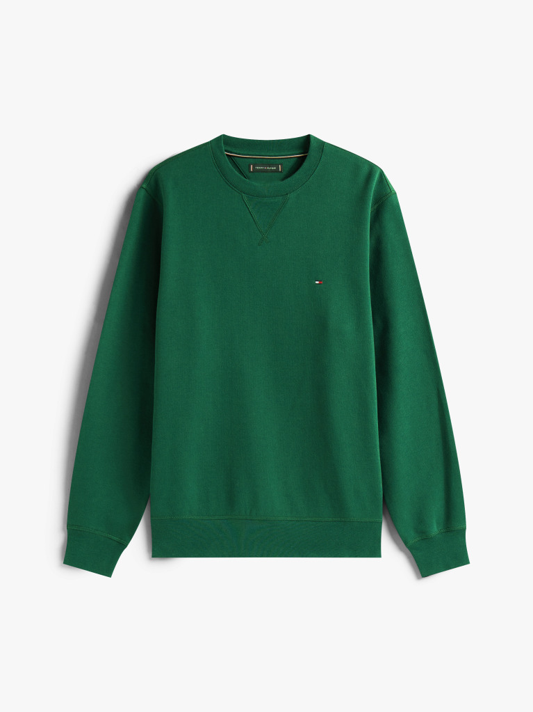 Green Essential Fleece Sweatshirt  Men