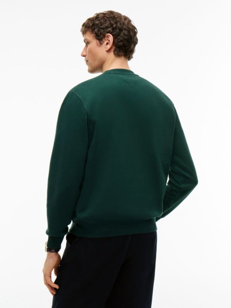 Green Essential Fleece Sweatshirt  Men
