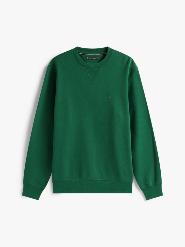 Green Essential Fleece Sweatshirt  Men