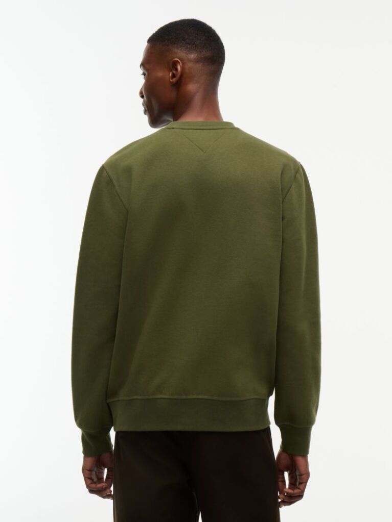 Green Essential Fleece Sweatshirt  Men
