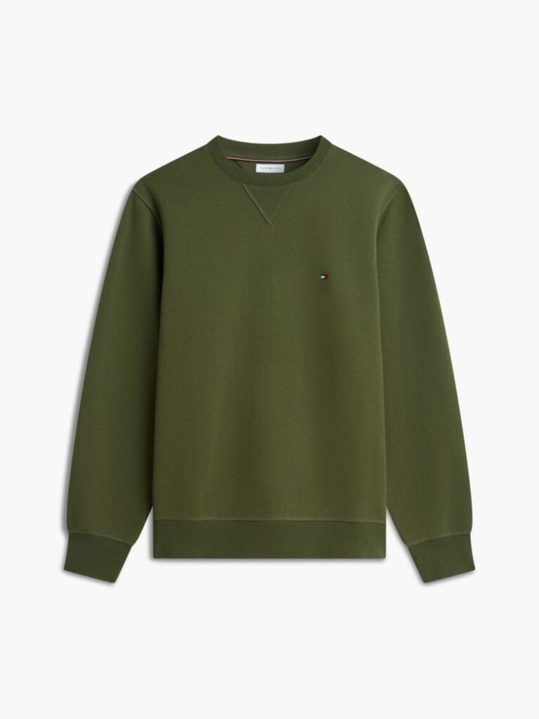 Green Essential Fleece Sweatshirt  Men