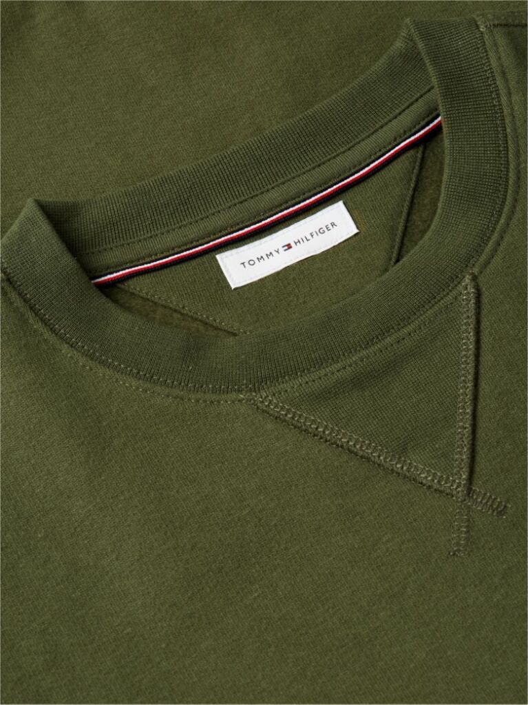 Green Essential Fleece Sweatshirt  Men