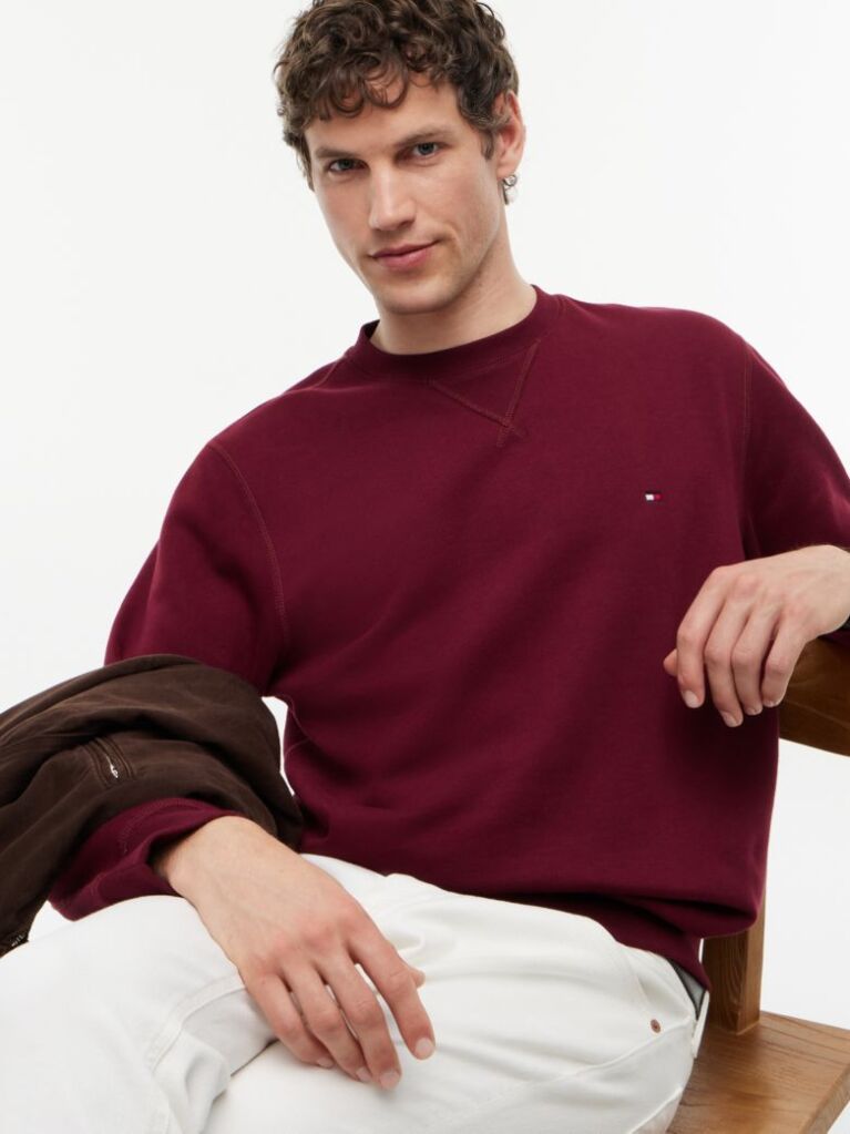 Κόκκινο Essential Fleece Φούτερ  Άνδρες