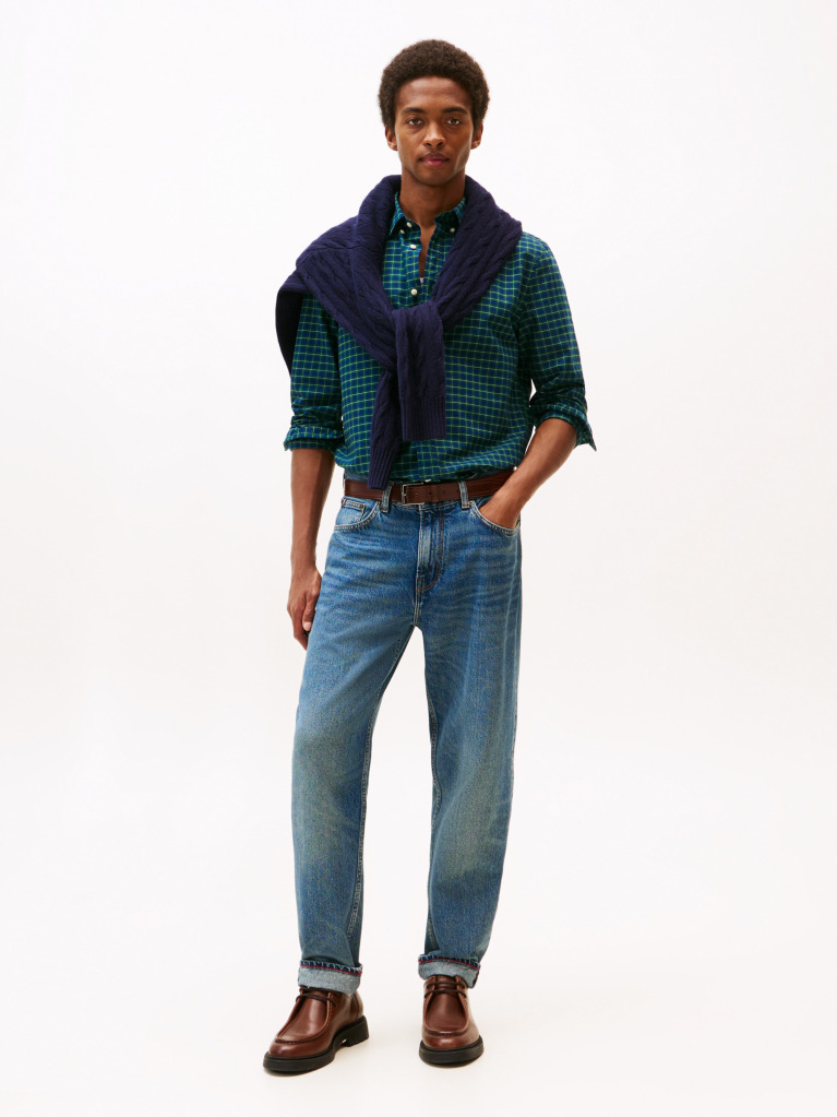 Multi Heritage Oxford Check Regular Shirt  Men