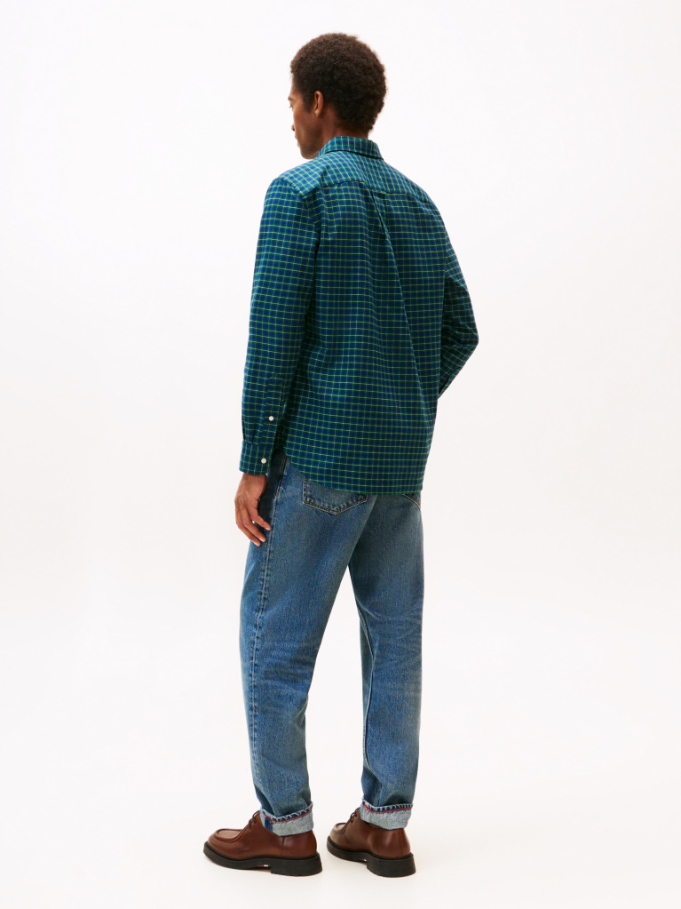 Multi Heritage Oxford Check Regular Shirt  Men