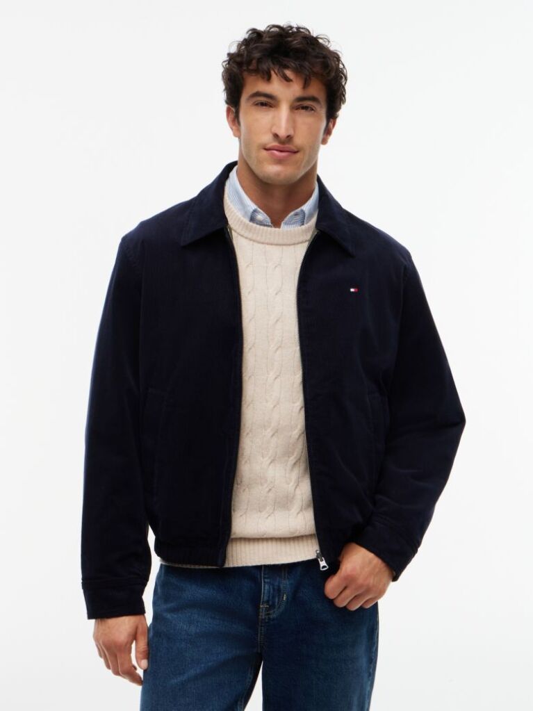 Blue Corduroy Reversible Ivy Jacket  Men