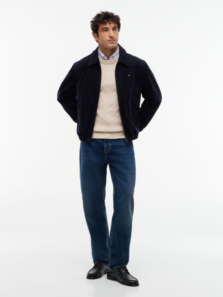 Blue Corduroy Reversible Ivy Jacket  Men