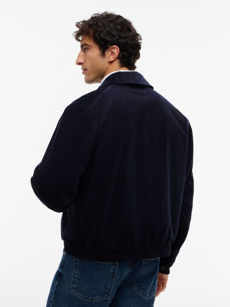 Blue Corduroy Reversible Ivy Jacket  Men