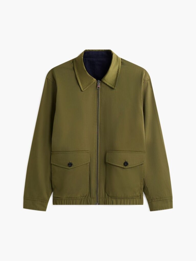 Blue Corduroy Reversible Ivy Jacket  Men