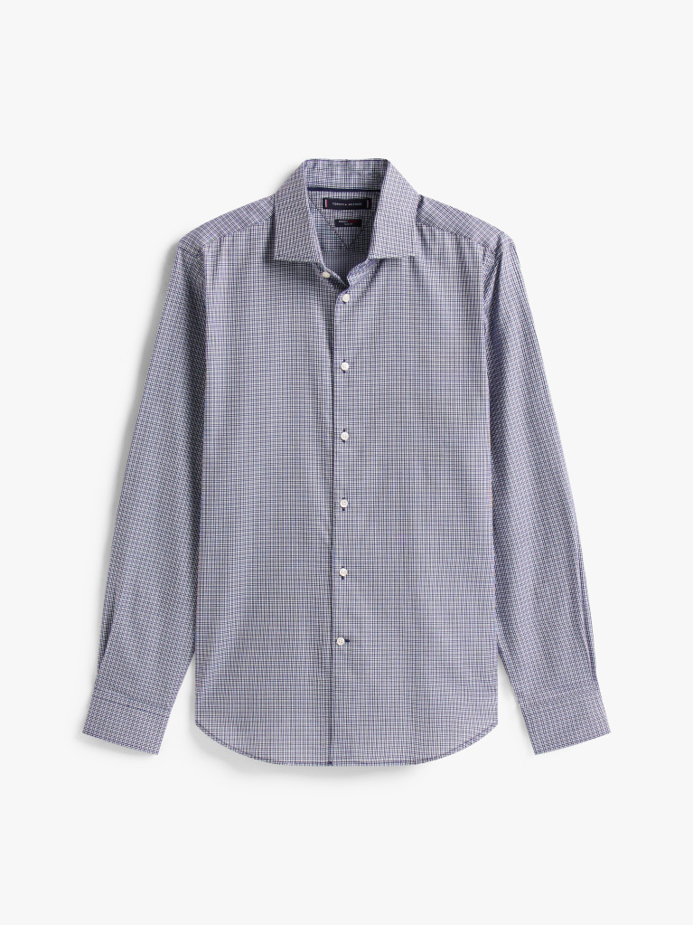 Multi Smart Casual Καρό Dobby Πουκάμισο Σε Slim Γραμμή  Άνδρες