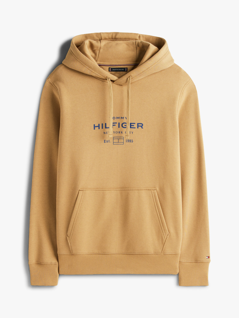 Καφέ Hoodie Με Σχέδιο  Άνδρες