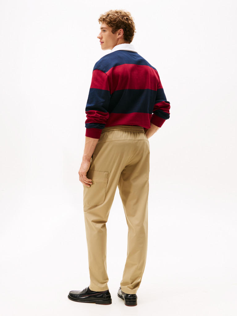 Beige Performance Harlem Packable Tapered Trousers  Men