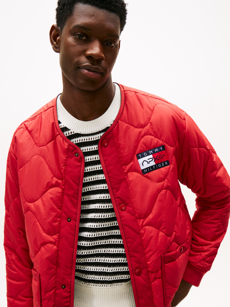 Multi The APXGP Collection Quilted Reversible Liner Jacket  Men