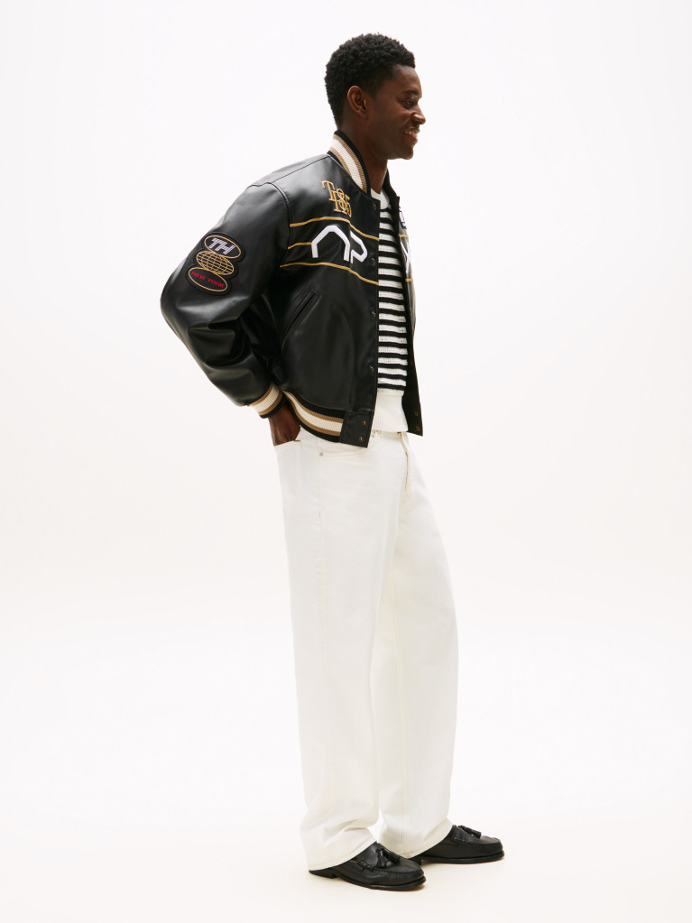 White The APXGP Collection Relaxed Straight Leg Jeans  Men