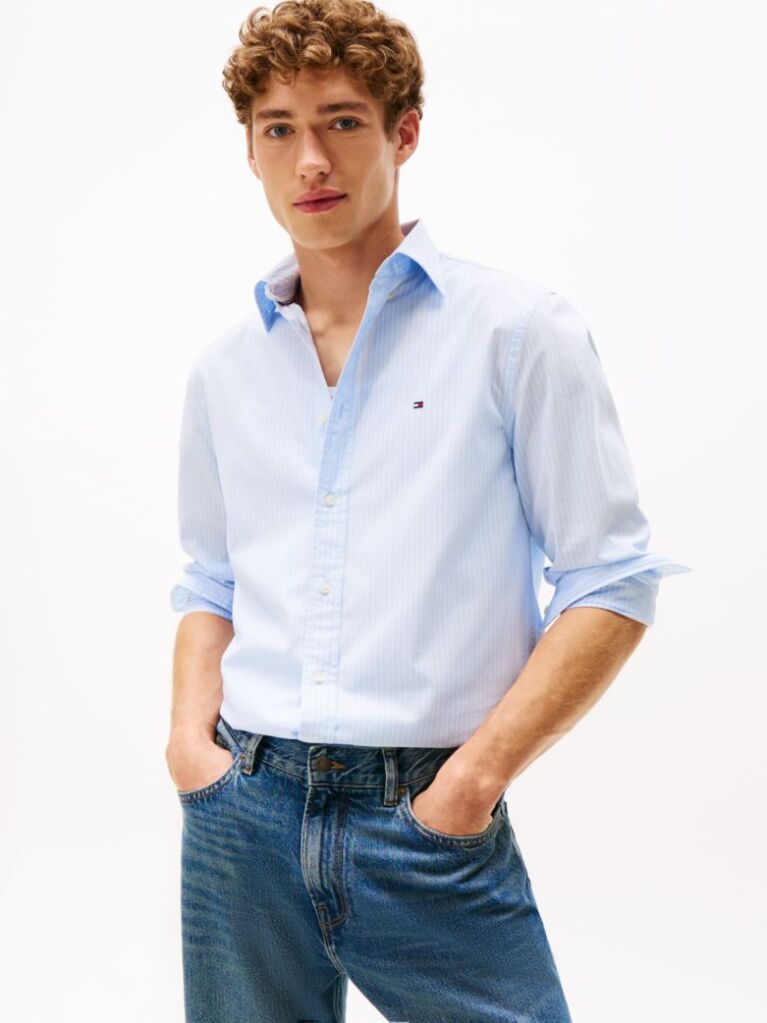 Multi TH Flex Regular Fit Poplin Shirt  Men