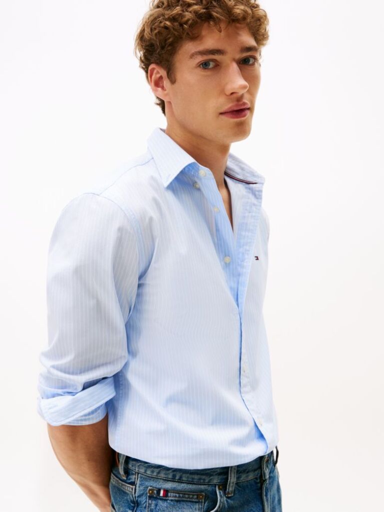 Multi TH Flex Regular Fit Poplin Shirt  Men