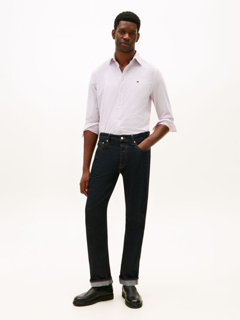 Multi TH Flex Regular Fit Tattersall Check Shirt  Men