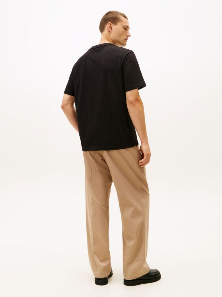 Black Tonal Logo Relaxed Fit T-Shirt  Men