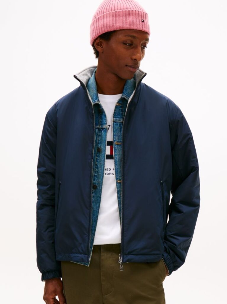 Blue Lightweight Reversible Jacket  Men