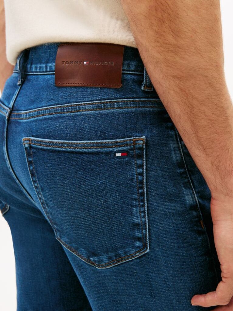 Blue Bleecker Faded Slim Jeans  Men