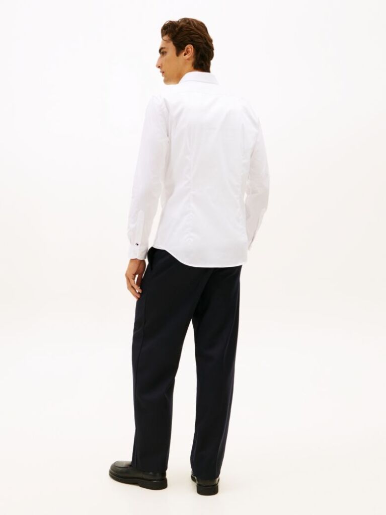 White TH Flex Regular Fit Flannel Shirt  Men
