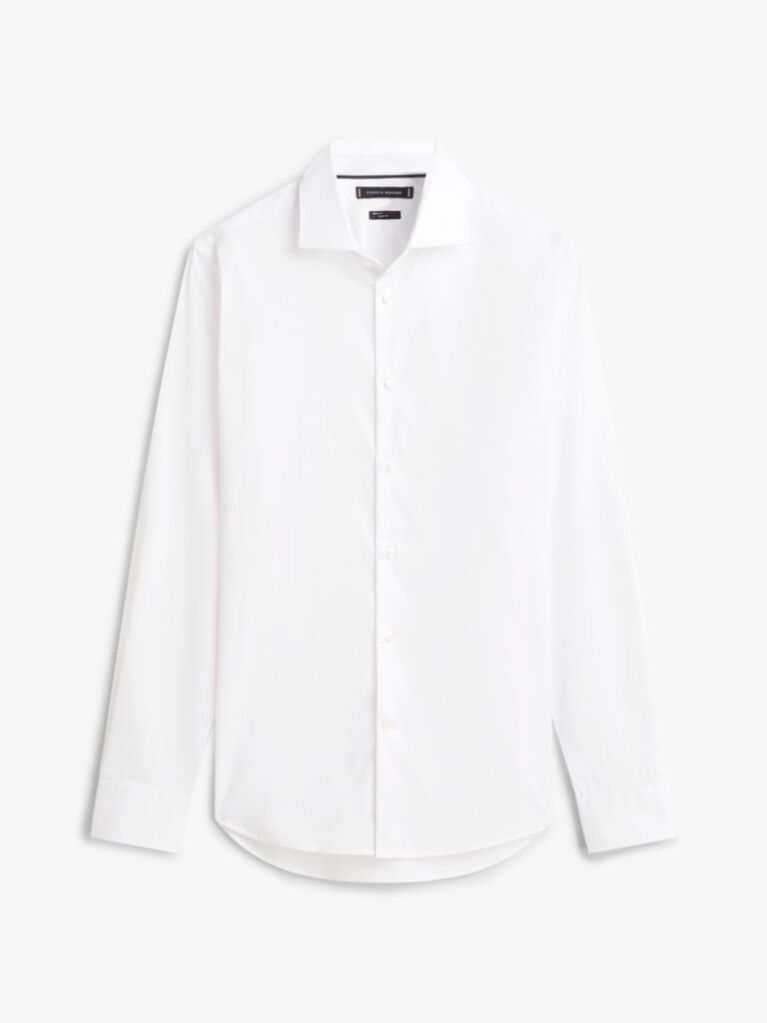 White TH Flex Regular Fit Flannel Shirt  Men