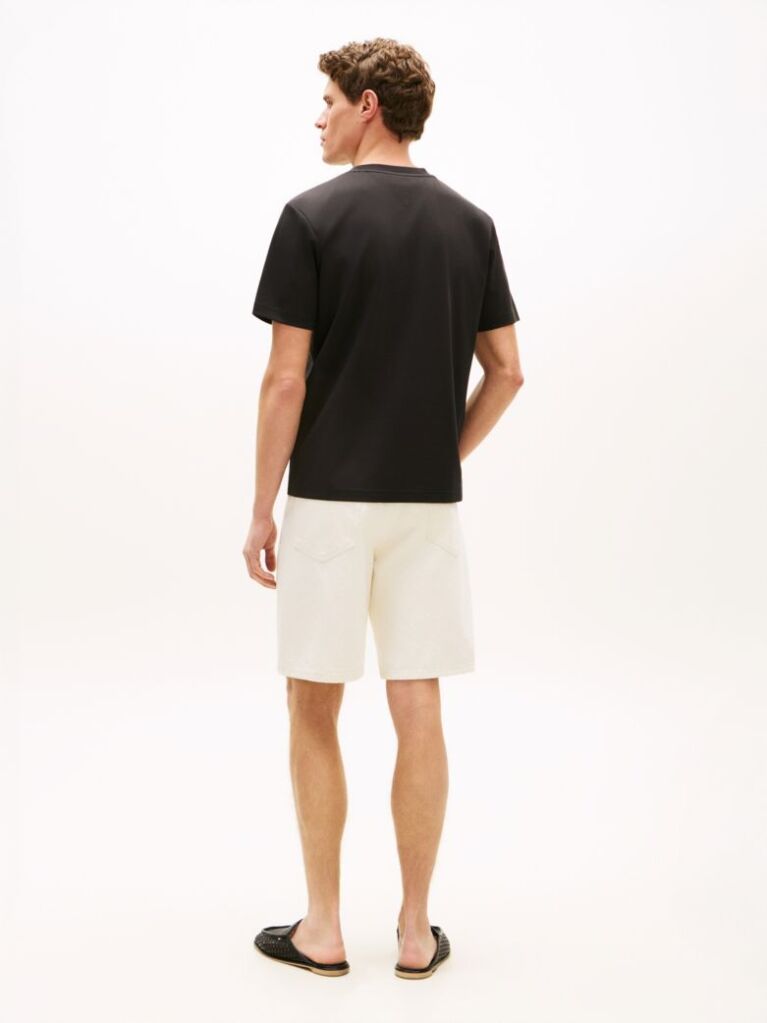 Μαύρο Performance T-Shirt Με Κεντητό Λογότυπο  Άνδρες
