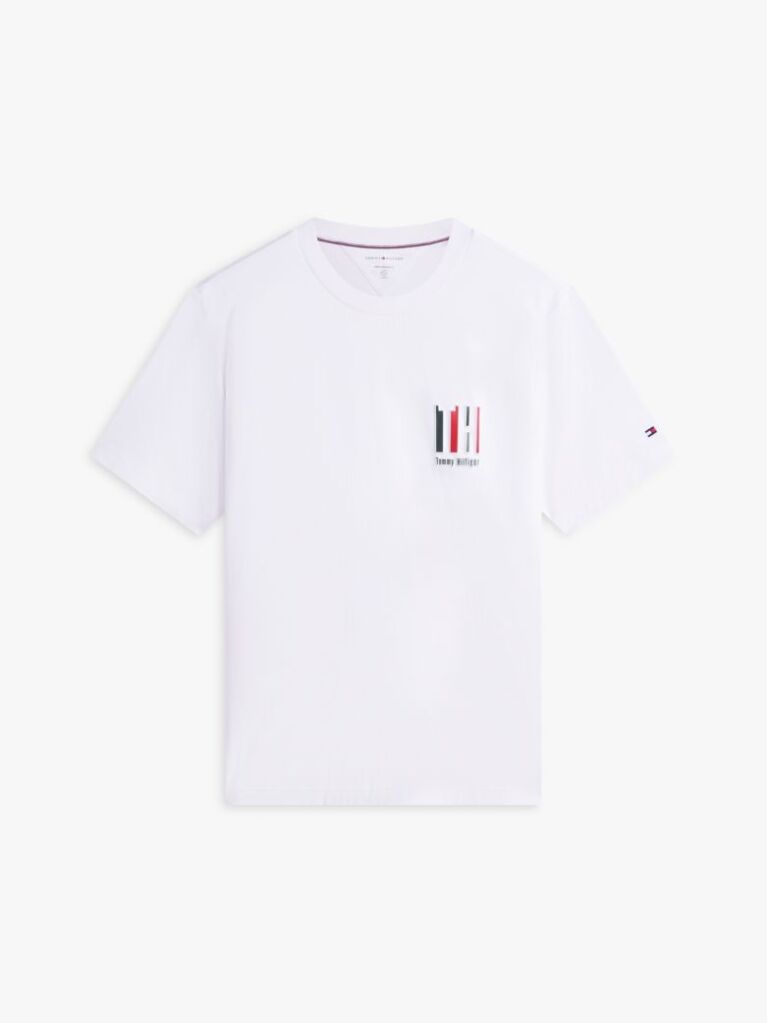 White This T-shirt is made from performance stretch Pima cotton and given an extra tactile touch by the embossed logo.  Men