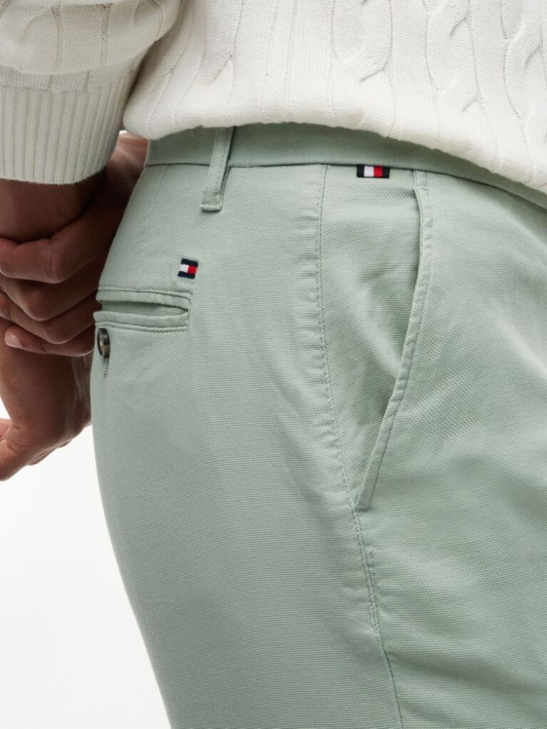 Πράσινο Denton Παντελόνι Chinos Σε Ίσια Γραμμή  Άνδρες