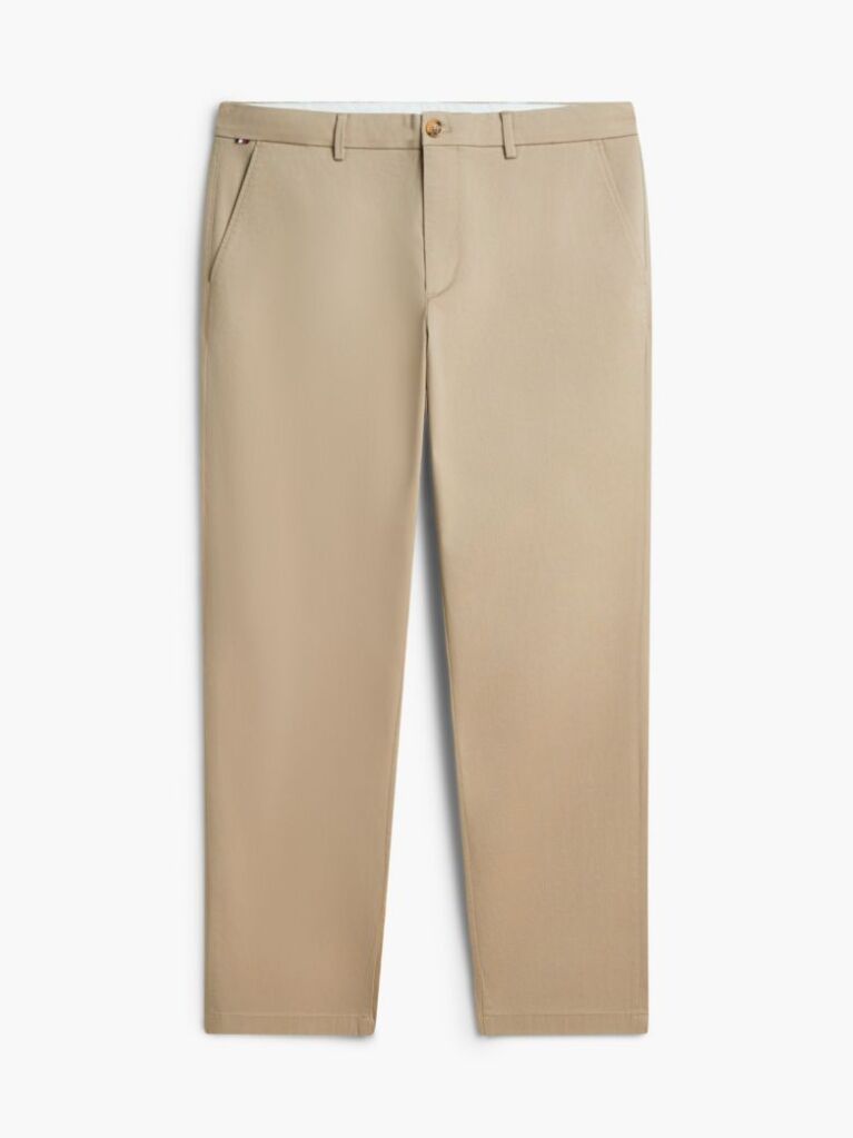 Μπεζ Denton Υφασμάτινο Παντελόνι Chinos Σε Slim Ίσια Γραμμή  Άνδρες