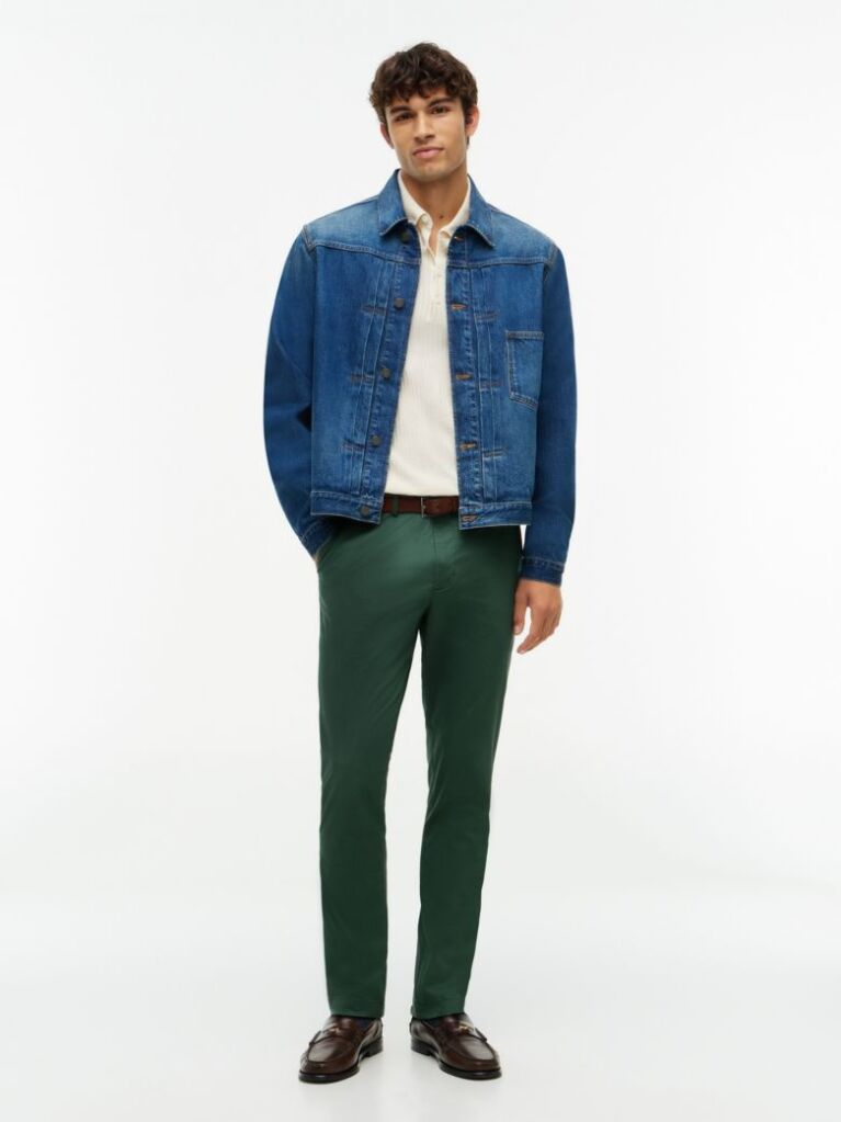 Πράσινο Bleecker Slim Παντελόνι Chino  Άνδρες