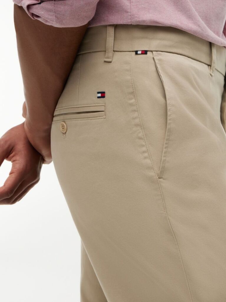 Beige 1985 Dover Regular Straight Twill Chinos  Men