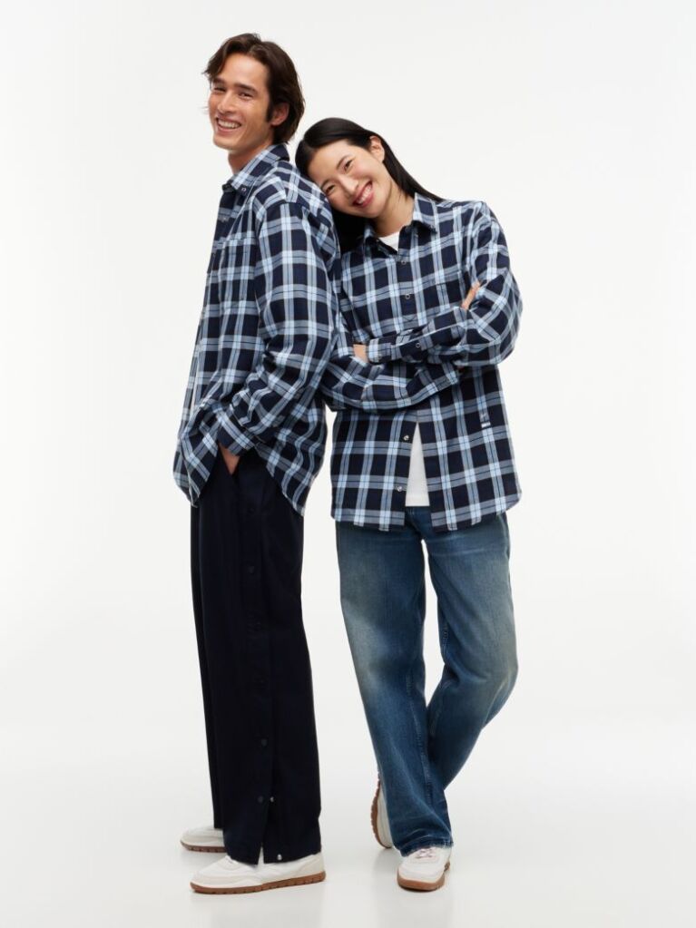 Blue Regular Fit Check Shirt  Men