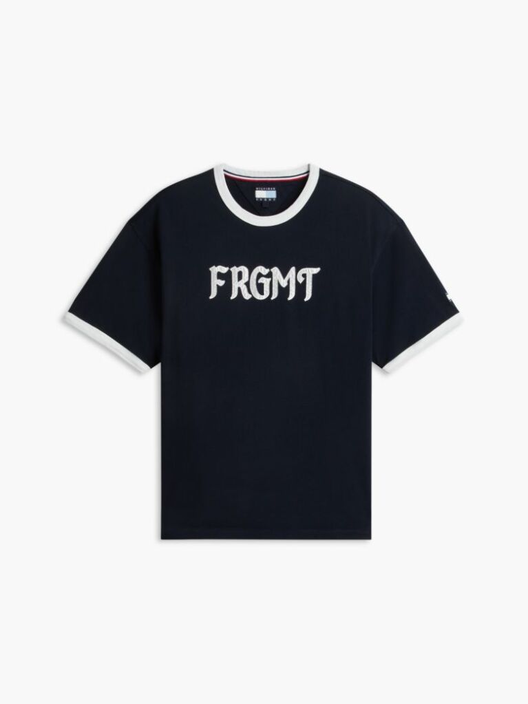 Μπλε Άνετο Βαμβακερό T-Shirt  Άνδρες