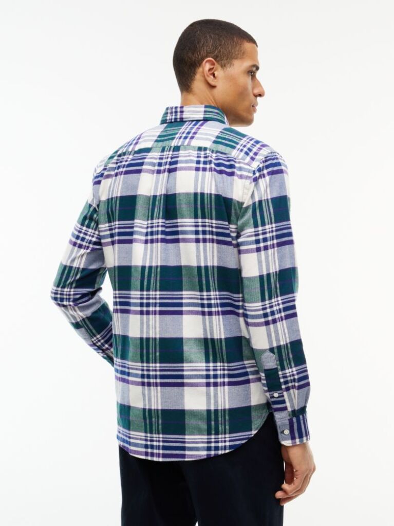 Multi Regular Fit Tartan Check Flannel Shirt  Men