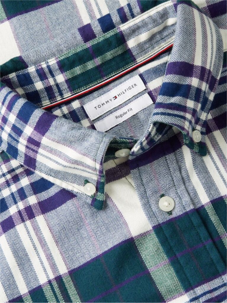 Multi Regular Fit Tartan Check Flannel Shirt  Men