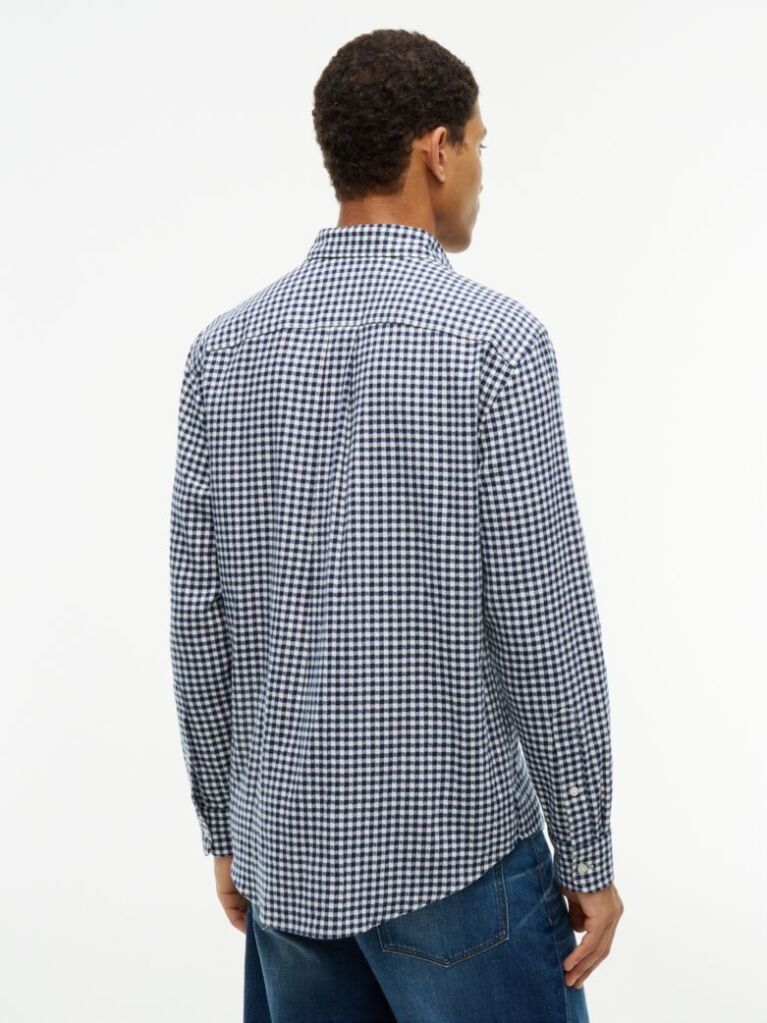 Multi Regular Fit Gingham Dobby Flannel Shirt  Men