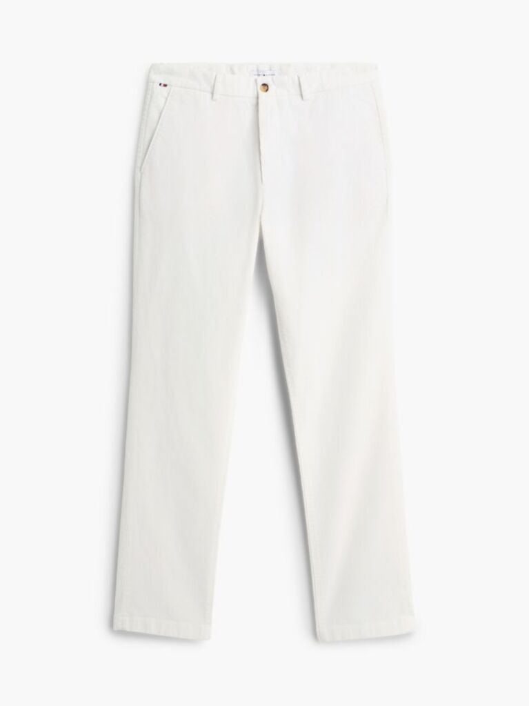 Beige Denton Slim Straight Fine Corduroy Chinos  Men