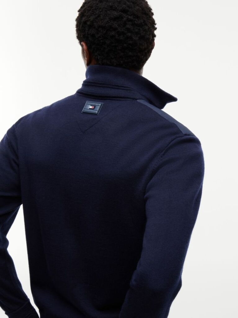 Blue New York Label Wool Blend Jacket  Men