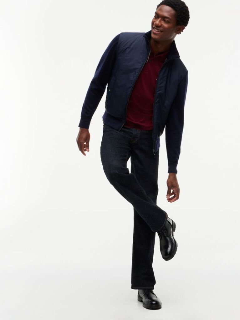 Blue New York Label Wool Blend Jacket  Men