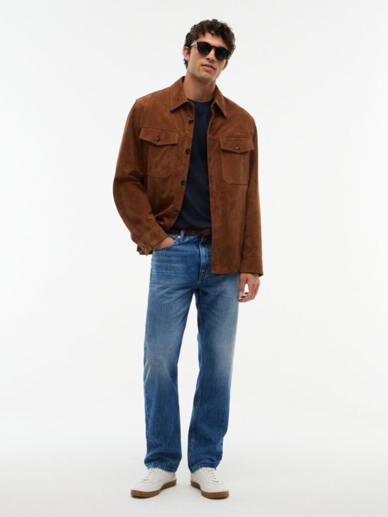 Blue Dover Regular Straight Faded Jeans  Men