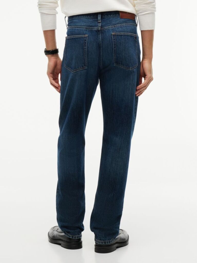 Blue Dover Regular Straight Whiskered Jeans  Men